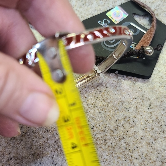 SOONERS Two Bracelets. One metal one leather - Picture 7 of 8